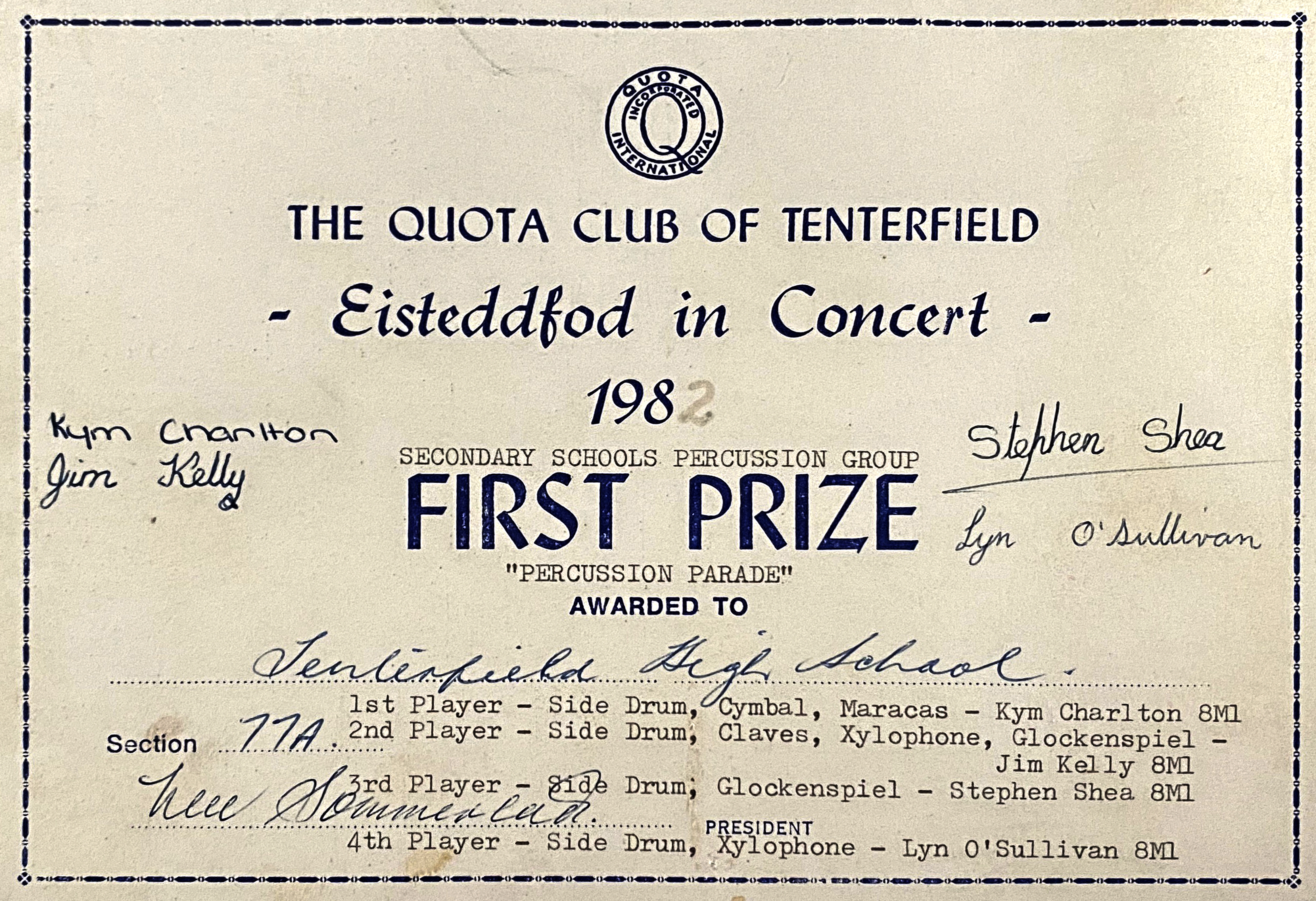 1982_FirstPrizeCert_THS