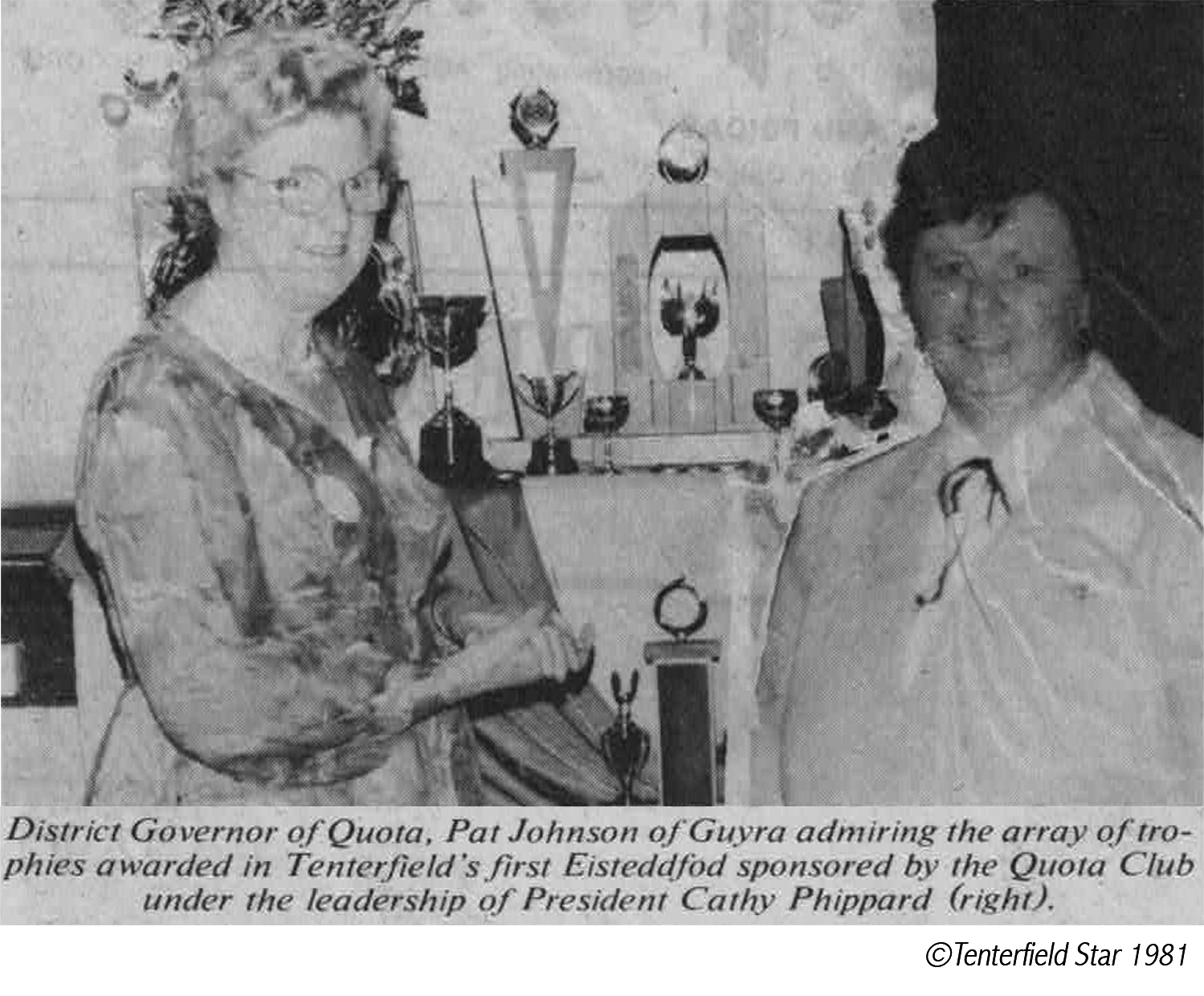 Cathy Phippard &amp; Trophies_©TentStar1981